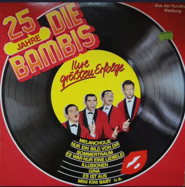 Die Bambis - 25 Jahre Jubiläums-Schallplatte Vinyl 1983 - Bild 2