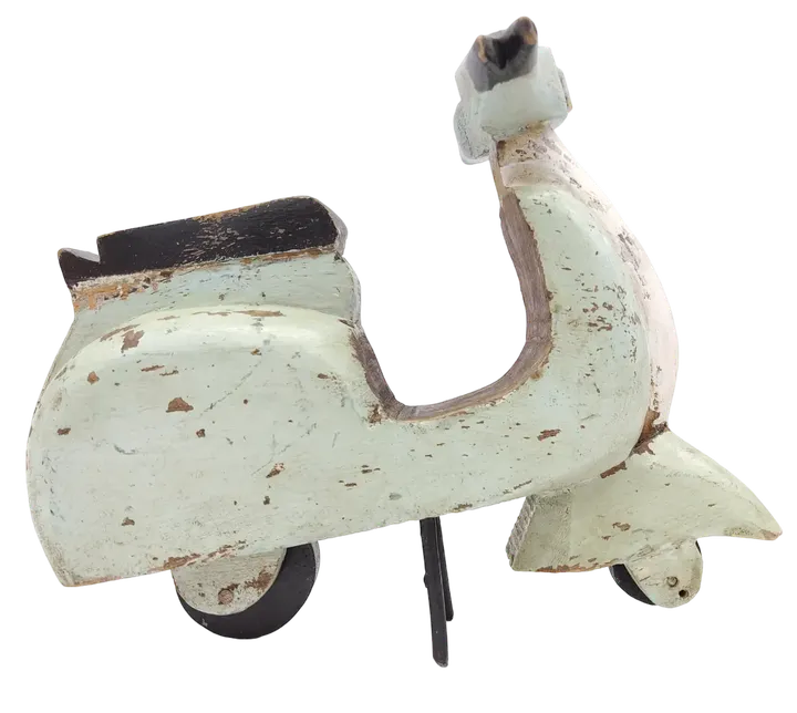 Deko Vespa-Moped aus Holz  - Bild 2