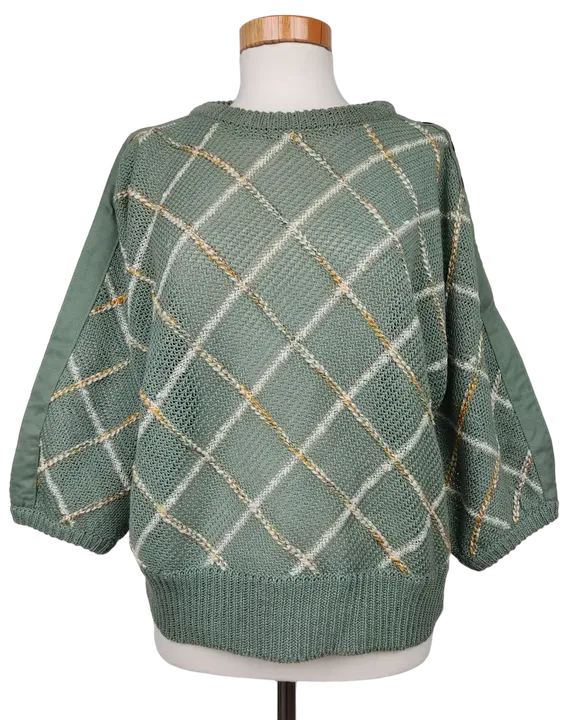 Vintage Lucia Damen Strickpullover, grau - Gr. L  - Bild 4