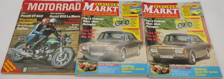 Zeitschriften 7 Stück Motorrad und Oldtimer Markt eine Zeitreise - Bild 5