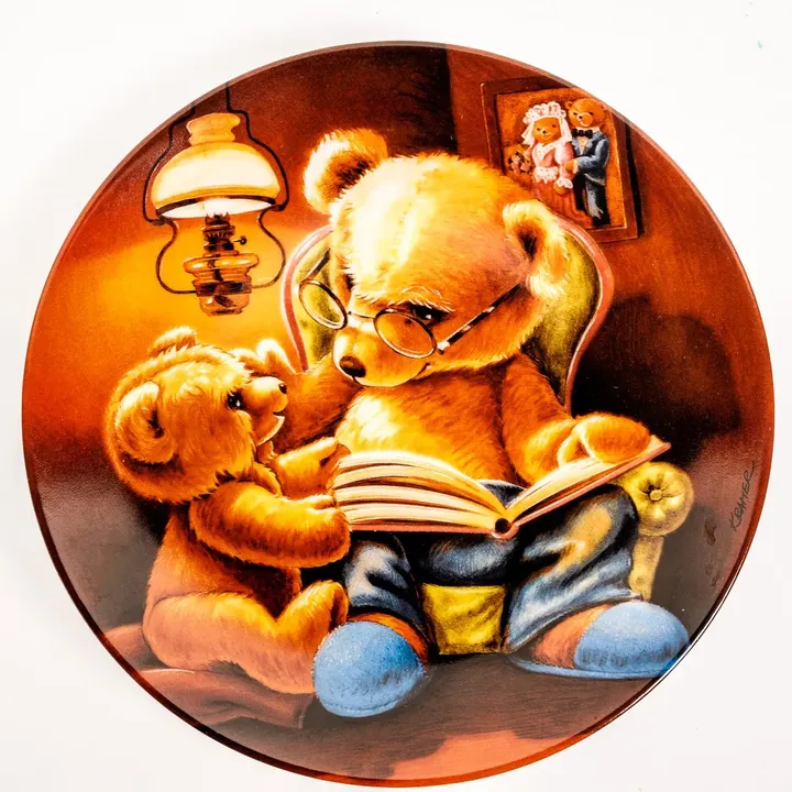 5 Stück Wand/Sammelteller „Teddy und seine Freunde“  - Bild 6