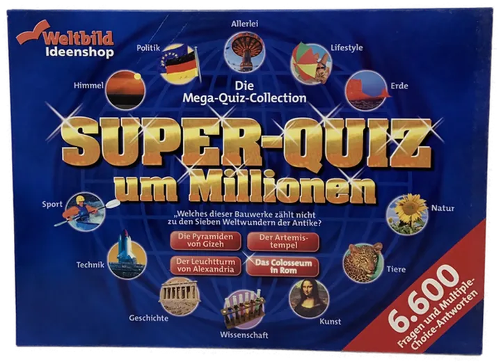 SUPER-QUIZ um Millionen - Weltbild - Bild 1