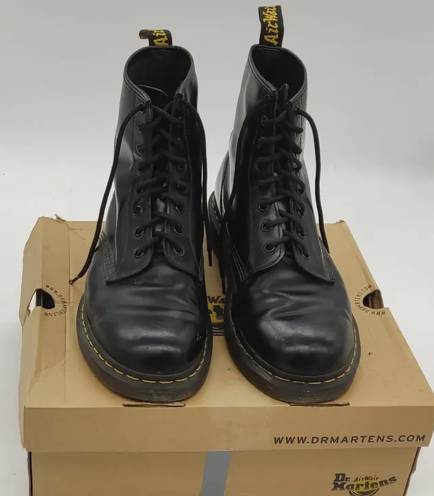 Dr Martens 1460 Leder Stiefel schwarz Gr. 44 - Bild 5