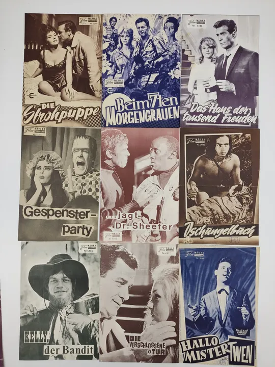 24x Vintage Filmprogramme - James Bond & 1960er - Bild 4