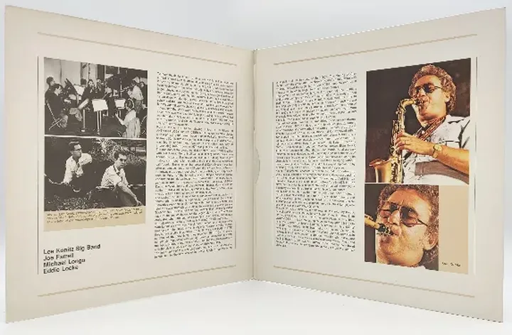 Vinyl LP - Europa Jazz - Lee Konitz Big Band, Farrell, Longo, Locke - Bild 3