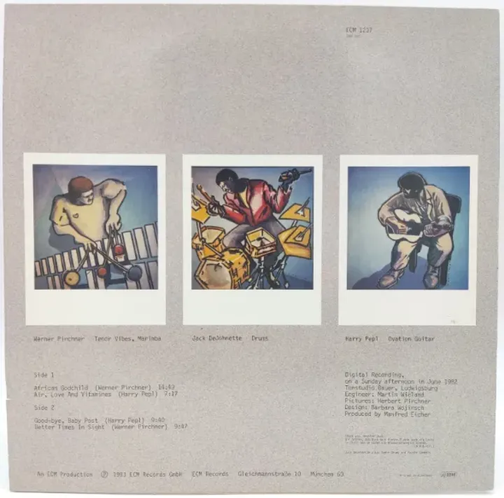 Vinyl LP - Werner Pirchner, Harry Pepl, Jack DeJohnette  - Bild 2