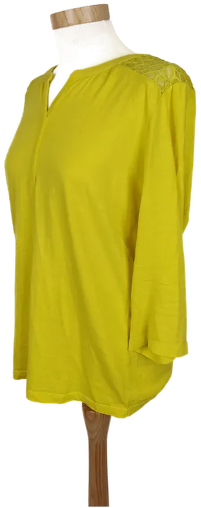 Street One Damen Shirt Top 3/4-Arm gelb - XL/42 - Bild 4