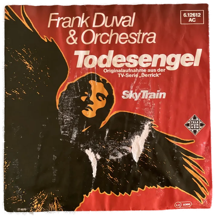 Singles Schallplatte - Frank Duval & Orchestra - Todesengel - Sky Train - Bild 2