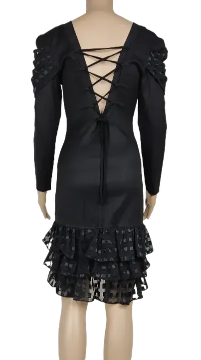 Led Zepp Paris Damen Kleid schwarz - Gr. XXS/XS - Bild 3