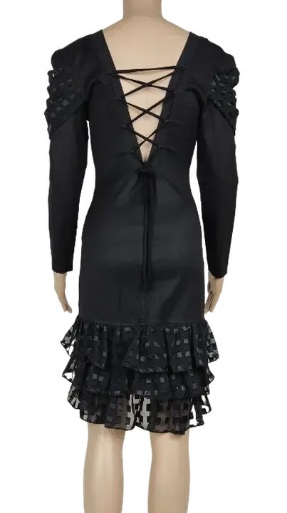 Led Zepp Paris Damen Kleid, schwarz - Gr. XS - Bild 3