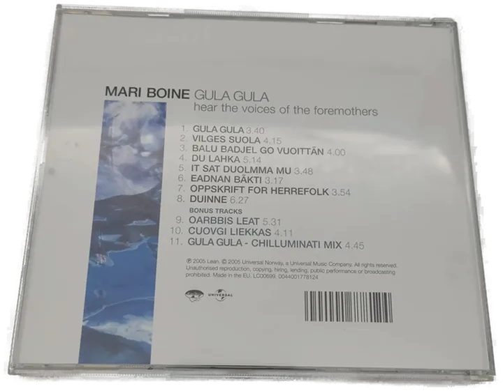 MARI BOINE – GULA GULA (Audio CD) - Bild 2