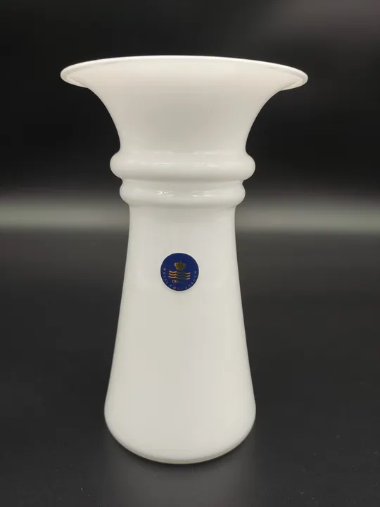 Royal Kopenhagen Opalglas Vase / weiss - Bild 1