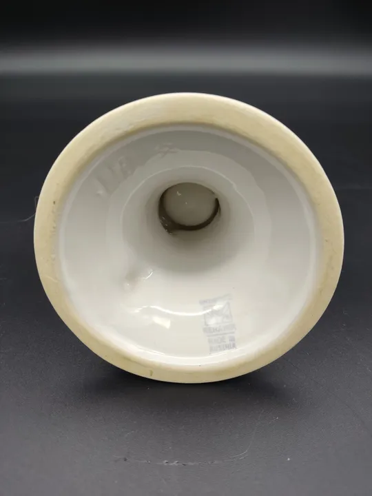 Gmunder Keramik Kerzenständer grüngeflammt Höhe 9cm - Bild 3