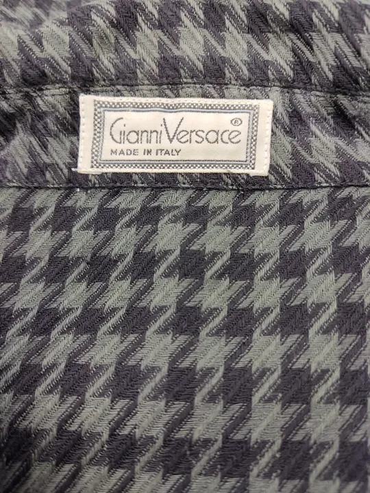 Versace Herren Hemd grau/schwarz Gr. 52 - Bild 3