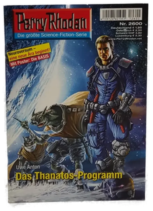 Romanheft Perry Rhodan Das Thanatos-Programm Erstauflage Nr. 2600 - Bild 1