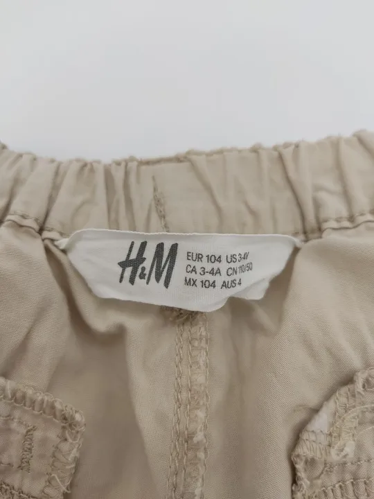 H&M Kinder Shorts beige Gr.104 - Bild 4