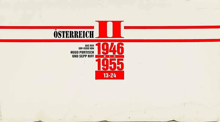 VHS-Box Hugo Portisch Österreich II-12 Folgen Nummer 13 bis 24  - Bild 1