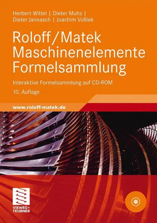 Roloff/Matek Maschinenelemente Formelsammlung - Herbert Wittel,Dieter Muhs,Dieter Jannasch,Joachim Voßiek - Bild 1