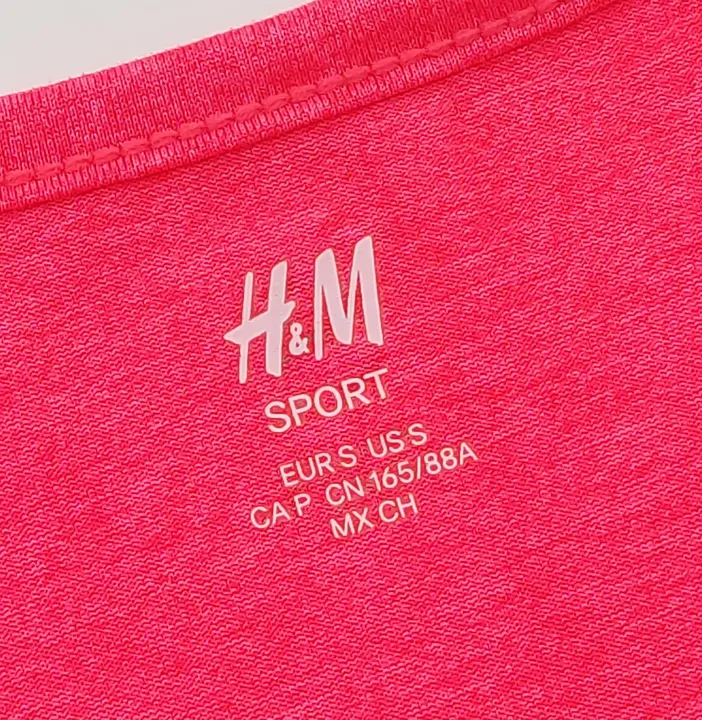 H&M Damen Sport Shirt pink - S  - Bild 4