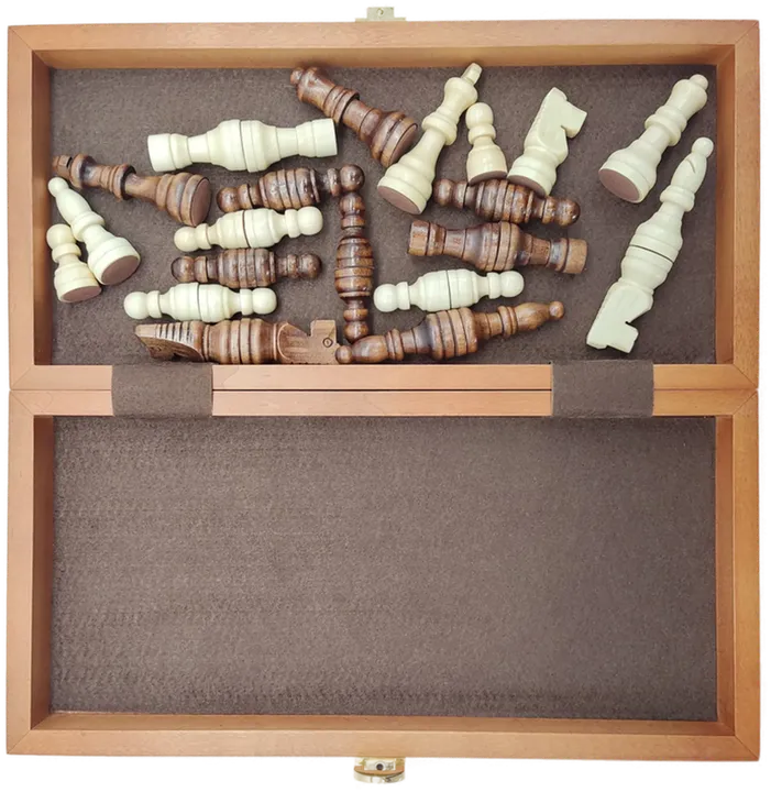 Magnetisches Schachspiel aus Holz - Bild 2