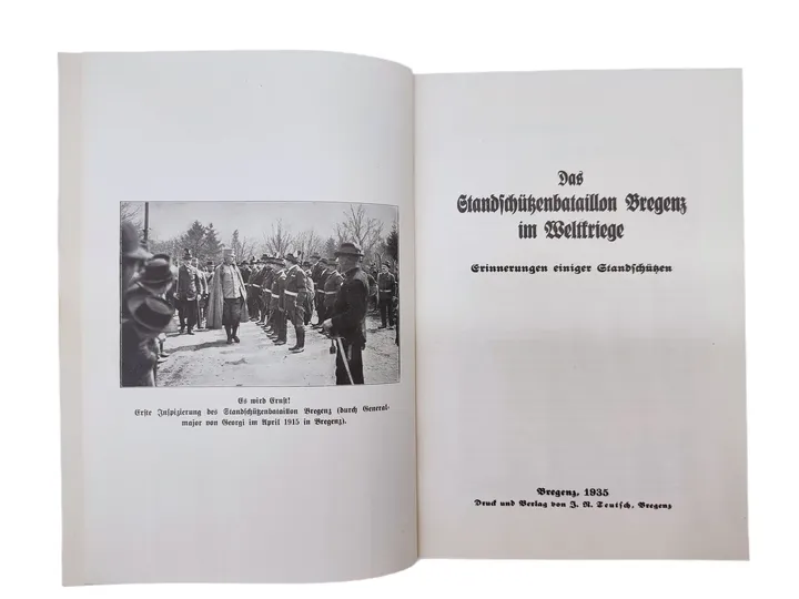 Das Standschützenbataillon Bregenz im Weltkriege - Bild 5