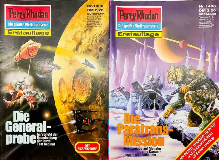 Taschenbücher Perry Rhodan Erstauflage Konvolut 18 Stück - Bild 2