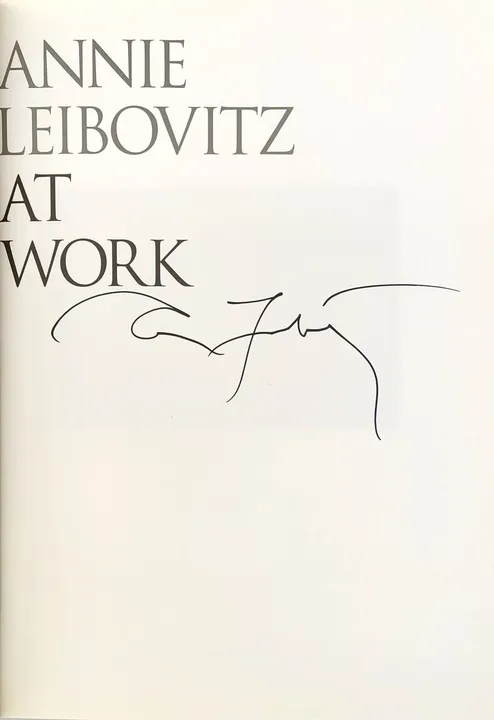 Annie Leibovitz At Work - SIGNIERT- Annie Leibovitz - Bild 2