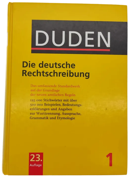 Die deutsche Rechtschreibung - 23. Auflage - Bild 1