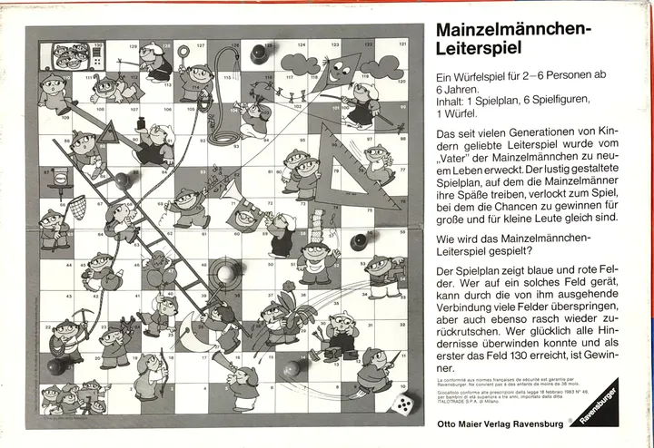 VINTAGE SPIEL 1979 - Mainzelmännchen - Leiterspiel - Gesellschaftsspiel - Bild 2