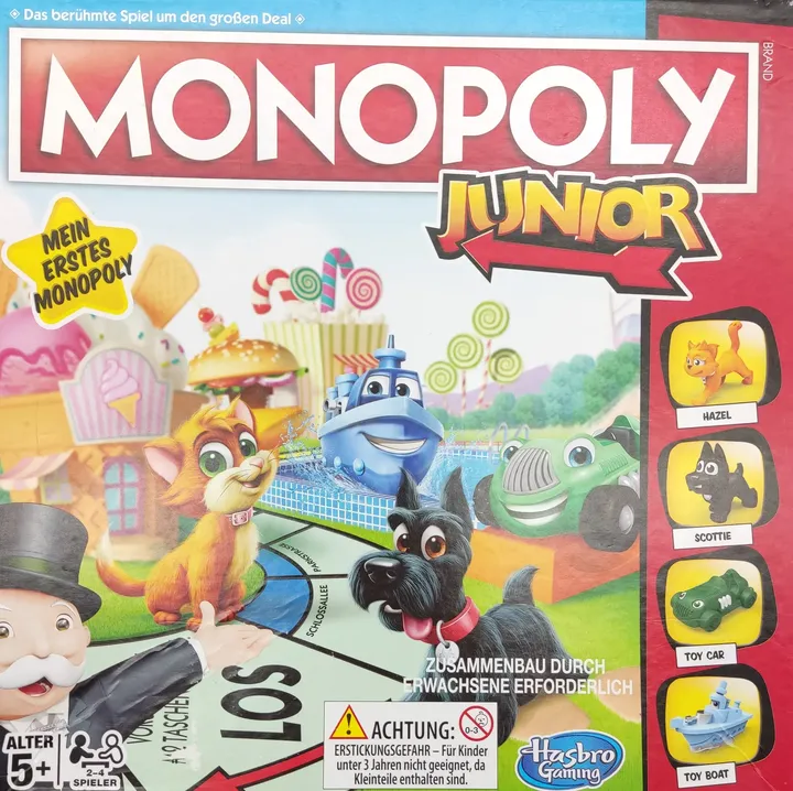 Monopoly Junior - Gesellschaftsspiel, Hasbro  - Bild 4