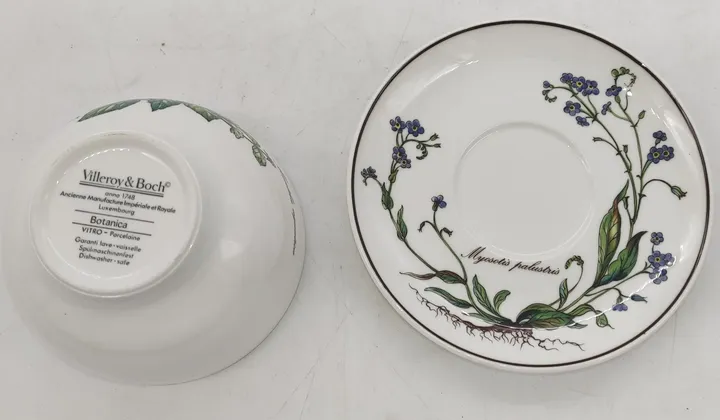 Villeroy & Boch Botanica Müslischale/Suppentasse ∅ ca 11cm mit Teller ∅ ca 15cm - Bild 3