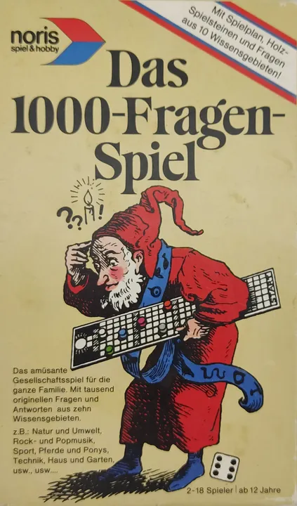 Das 1000-Fragen Brettspiel von Noris - Bild 1