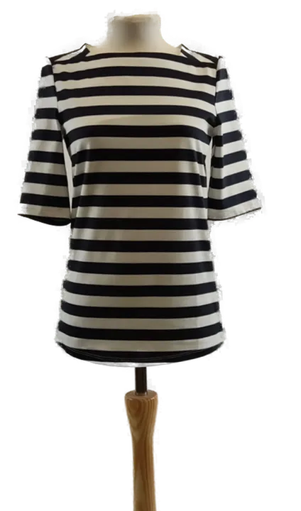 Christian Berg gestreiftes Damen T-Shirt, hochwertiges Polyester, Größe 34, Frühling - Bild 4
