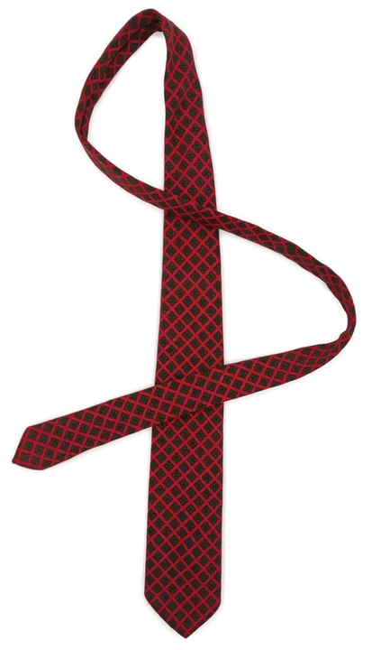 Belvedere Herren Krawatte rot gemustert  - Bild 1