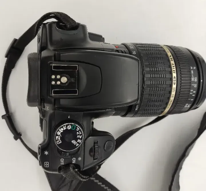 Spiegelreflexkamera Canon EOS 400D DS126151 Ob. 18-200mm mit Zubehör und Tasche - Bild 4