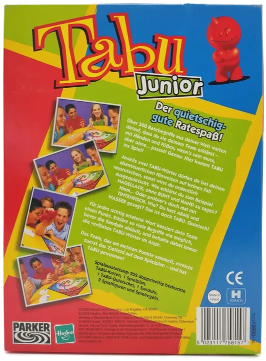 Tabu Junior - Gesellschaftsspiel, Parker - Bild 2