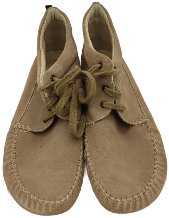 Helvesko Swiss Made Herren Halbschuhe Gr. 47, beige Leder, Top-Qualität - Bild 1