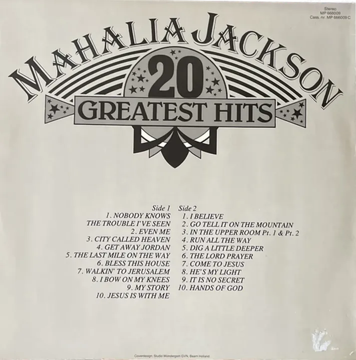 LP Schallplatte - Mahalia Jackson - 20 Greatest Hits - Bild 2