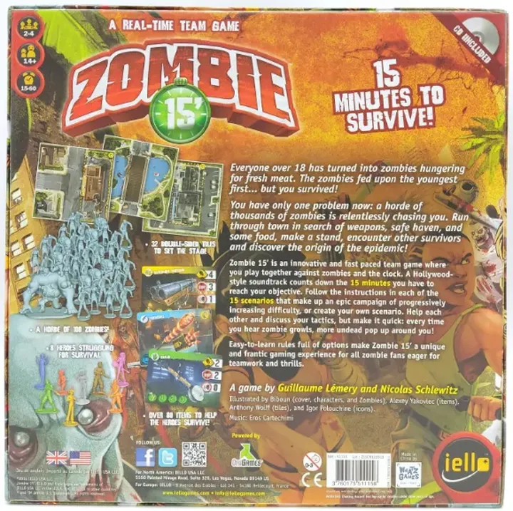Zombie - Gesellschaftsspiel, iello  - Bild 2