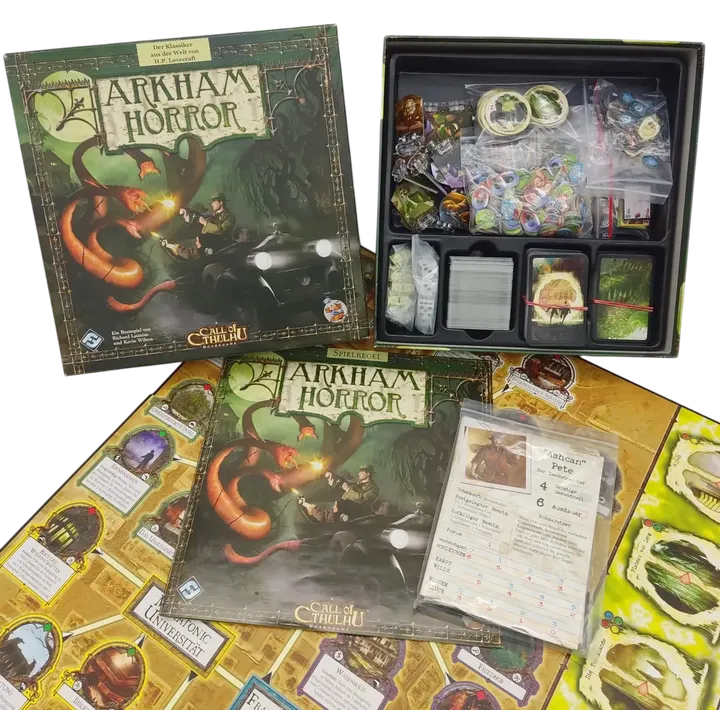 ARKHAM HORROR CALL OF CTHULHU- Brettspiel - Fantasy Flight Games  - Bild 3