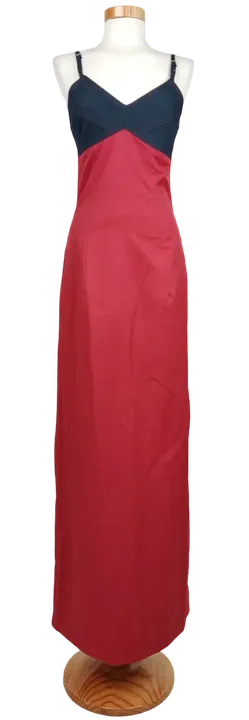 Klaus Dilkrath Damenkleid, rot/blau - Gr. 36 - Bild 1