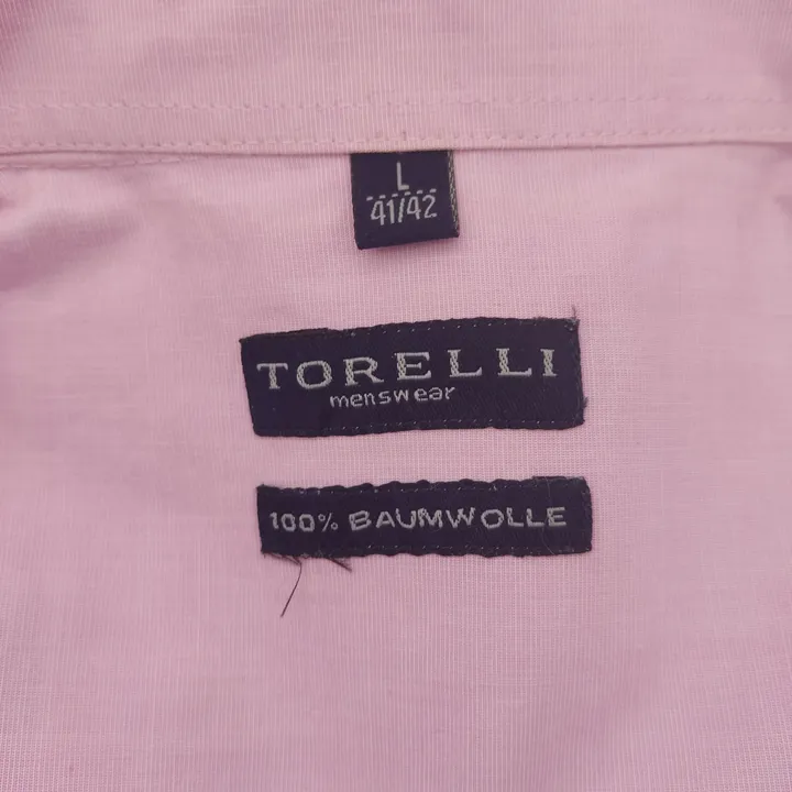 TORELLI Herrenhemd rosa - L - Bild 4