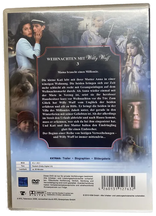 Weihnachten mit Willy Wuff - Weihnachtsfilm - DVD - Bild 2