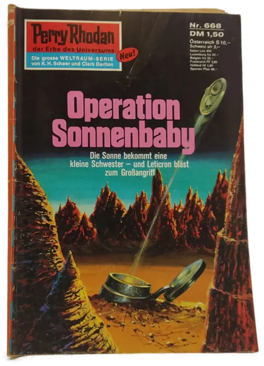  Romanheft Perry Rhodan Operation Sonnenbaby Erstauflage Nr.668 - Bild 1