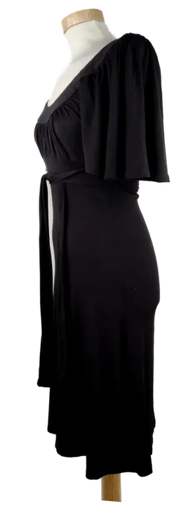 Kleid 'Clockhouse', kurzarm mit Rundhalsausschnit, schwarz, Größe XS - Bild 2