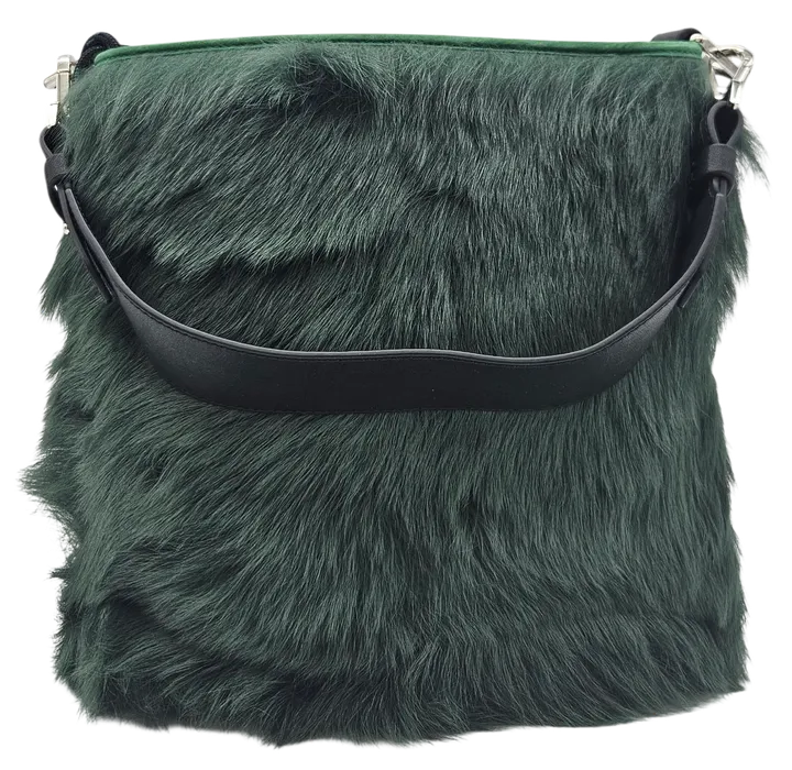 Max V. Kœnig Damen Handtasche, grün - plüsch - mittel - Bild 2