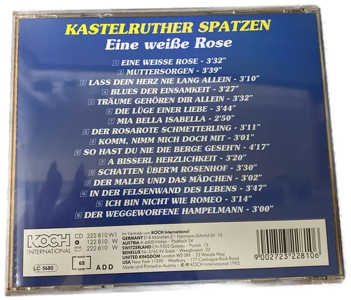 Kastelruther Spatzen - Eine weiße Rose - CD - Bild 2