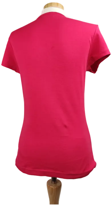 Esprit EDC Damen T-Shirt rot mit Aufdruck - XL/42 - Bild 2
