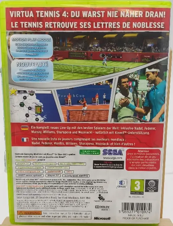 Xbox 360 Virtua Tennis 4 - Bild 2