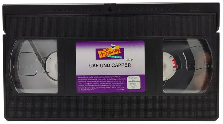 Walt Disney - Cap und Capper VHS Video - Bild 3